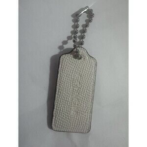 Coach Beige Hang Tag
